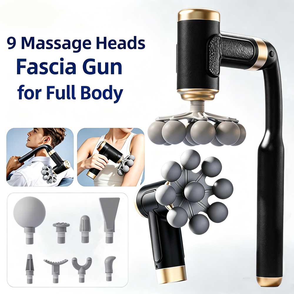 Electric Massage Gun Deep Tissue - 2'si 1 Arada Uzun ve Kısa
