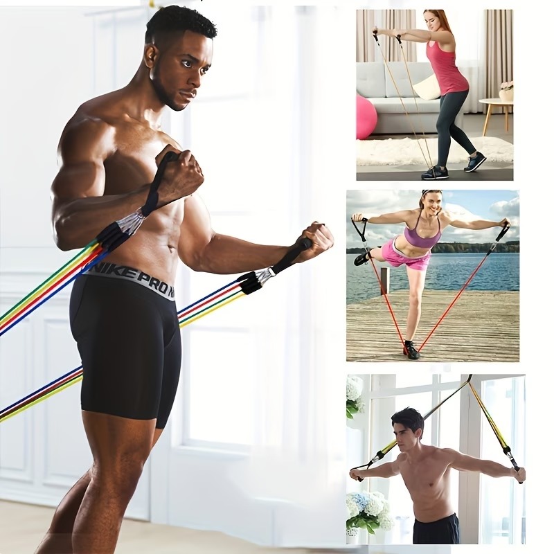 Kapı Bağlantı Aparatı, Egzersi - Resistance Bands Set With Handles incelemesi ve fiyatı