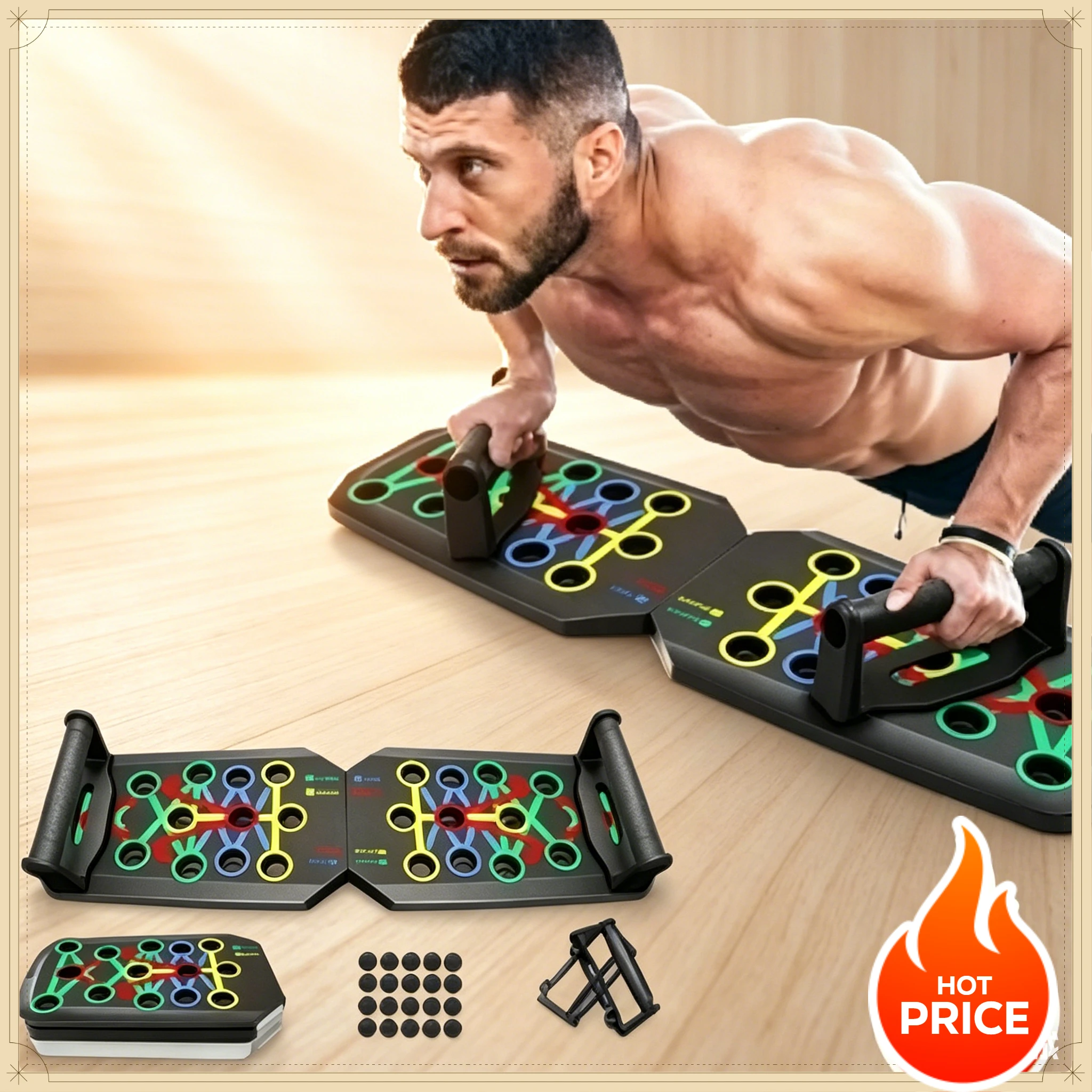 Katlanabilir Ev Tipi Şınav Tah - Push Up Board Foldable Multi Function incelemesi ve fiyatı